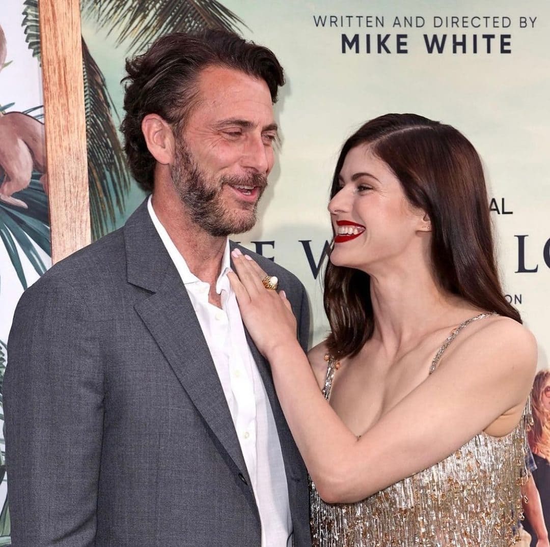 Alexandra Daddario with her boyfriend Andrew Form