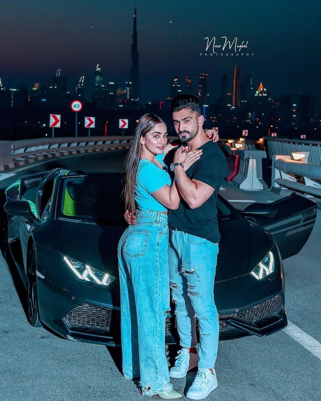 Pooja Thapa with her boyfriend Sameer Handoo