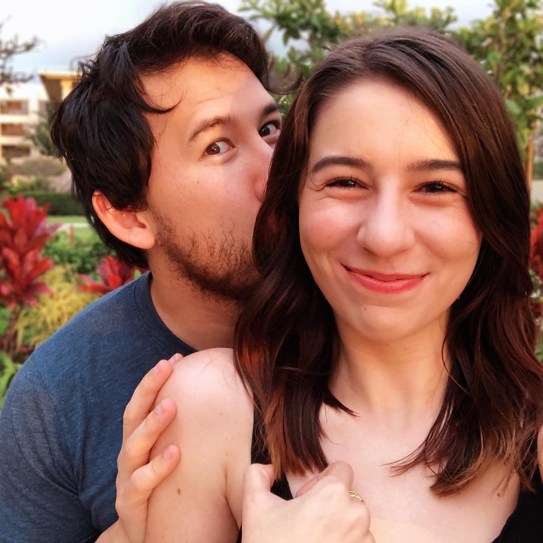 Markiplier with his girlfriend Amy Nelson