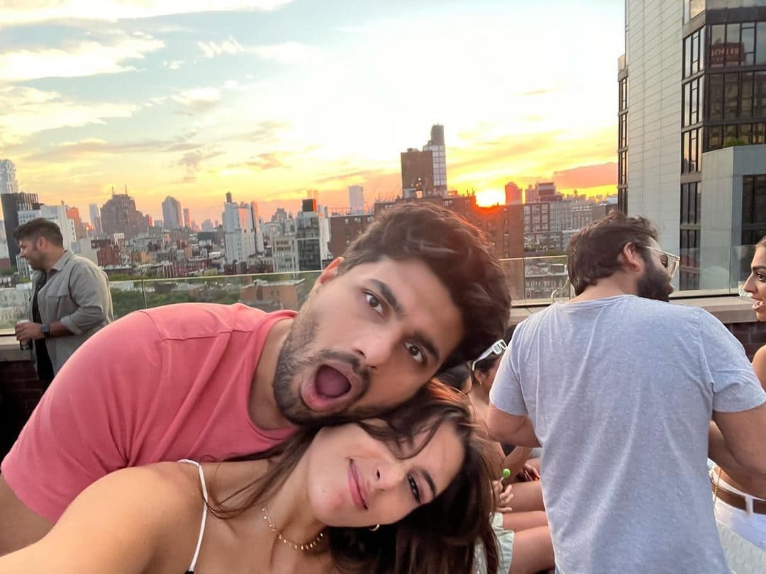 Prakhar Gupta with his Girlfriend Clau Robles-Gil