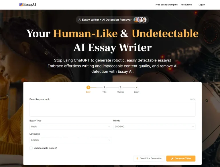 EssayAI Review: The Human-Like AI Essay Writer and Generator