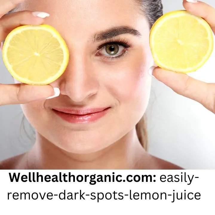 remove dark spots with lemon juice